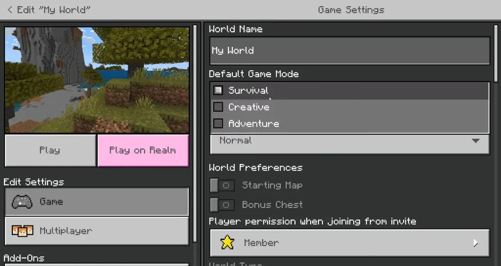 Creative Mode in Minecraft