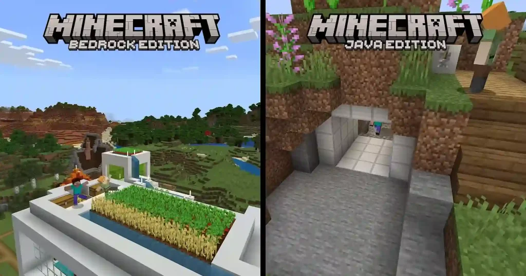 Minecraft Bedrock Edition and Java Edition Difference