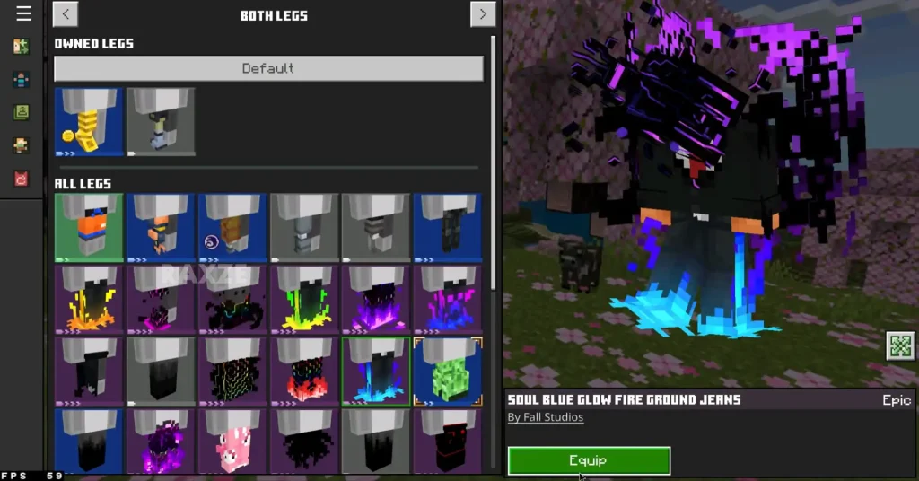 Unlocked Premium Skins and Textures in Minecraft Mod APK